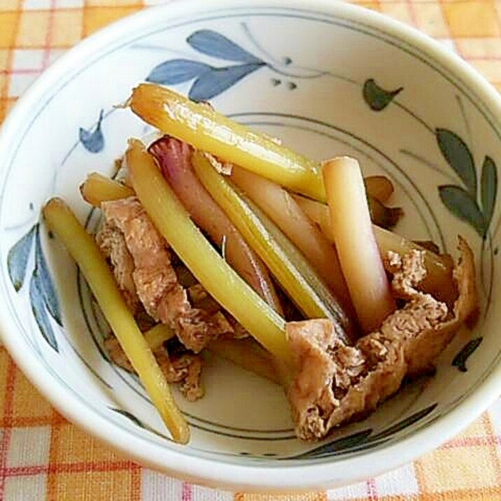 ★つわぶきと油揚げの炒め煮★